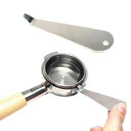 2026 Stainless Steel Coffee Portafilter Remover Tool Durable Espresso Machine Accessory for Coffee Powder Cup Disassembly