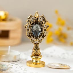 Wax Seal Stamp DIY Handmade Art Tools Fire Paint Stamp Handle Antique Metal Sealing Rosewood Handle Wedding Invitations SB024