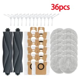 For Dreame L10s Ultra / L10S Pro Robot Vacuum Cleaner Accessories Vacuum Bags Mop Filter For Vacuum Cleaner Cleaning Brush