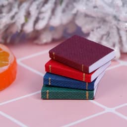 3/4pcs Mini Paper Books Boek Model Toys For Barbie Bjd Blythe Ob11 1/6 Miniature Dollhouse Furniture Decor Dolls Accessories