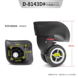Luggage Replacement Wheels Fit for Diplomat Suitcase Rolling Casters Repair Accessories Travel Bag Repair Foot Wheels