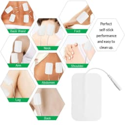 10/20/50Pcs Tens Electrode Pads Gel Electric Patches For Reusable Acupuncture Body Massager Pulse EMS Muscle Stimulator Sticker