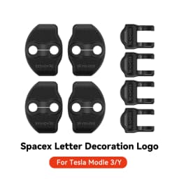 YZ For Tesla Model 3 Y YL Highland Juniper Car Door Lock & Hinge Cover Shock Absorber Soundproof Cushion Rubber 2026 Decoratingg