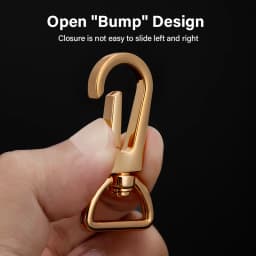 CRAZYSMITH Metal Bag Strap Spring Clip Buckles Lobster Clasp Carabiner Snap Hook DIY KeyChain Handbags Hardware Bag Accessories
