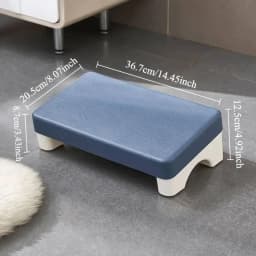 Ergonomic PP Footrest For Office Desk Fits Under Desk Use At Work Sofa Study Comfortable Space-Saving.