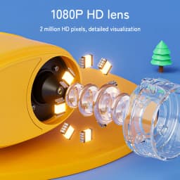 1000X Handheld Microscope for Kids 2.0" Screen Rechargeable Mini Pocket Digital Microscopes Portable Edu Gift Children Students