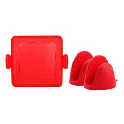 Microwave Sandwich Maker Non Stick Toastie Grill Pan With Silicone Mitts Removable Baking Plates For Fast Breakfast