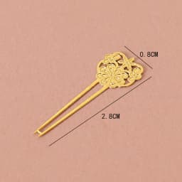 Dollhouse Simulation Mini Hair Comb Doll Chinese Style Hairpin Doll Dress Up Decoration Accessories For Kid Pretend Play Toys