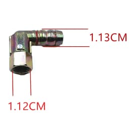 1pc Brass Hose Fitting 11mm 19mm Gas Cooker Universal Joint Hose Connection Internal Thread Intake Elbow Screw Connector Coupler