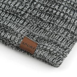 Winter Warm Skullies Beanie Men Thermal Multi-colored Knitted Minimalist Hat Thick Double-Layer Fleece Lined Skull Cap
