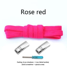 Magnetic Lock Shoelace Without ties Flats Elastic Laces for Sports Unisex 8mm Thick Tennis No Tie Shoe laces Shoes Accessories