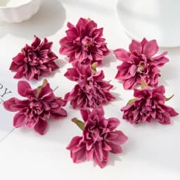 20PC Artificial Flowers Silk Gerbera Stamen New Year's Eve Decorations Home Wedding Garden Rose Arch Christmas Garland Brooch