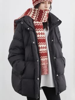 CHIC VEN New Women Down Jacket Solid Loose Casual Hooded Ladies Down Jacket for Woman 90 White Duck Down Coat Autumn Winter 2025