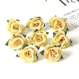 Bulk Mini Silk Roses Artificial Flower Heads Wedding Decoration Home Room Decor Garden Party DIY Christmas Garland Accessories