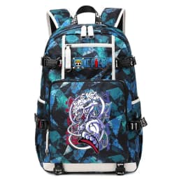 Anime Luffy Print Casual School Backpack Large Capacity Student Bookbag for Boys and Girls Travel Sport