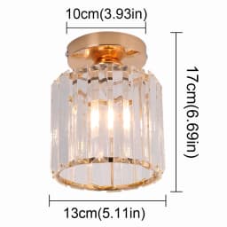 Modern K9 Crystal Pendant Light Led Ceiling Lamp Living Dining Room Nordic Chandelier Aisle Kitchen Island Decor Balcony Fixture