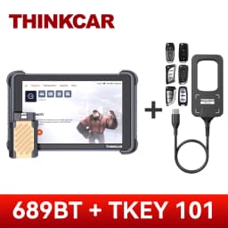 THINKCAR THINKSCAN 689BT AI Key Programming Automotive Diagnostic Tool Bidirectional Obd2 Scanner ECU Coding CANFD DOIP 34 Reset