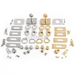 Gold,Silver Stainless Steel Metal Rectangle Hanger Clasp Locks For DIY Craft Handbags Purse Bags Buckles Hardware Accessories