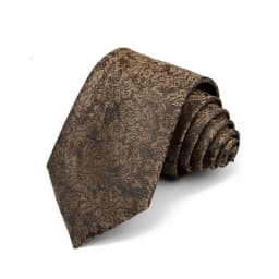 New Men's High Quality 8cm Flower Fish Pattern Jacquard Tie Paisley Polyester Necktie Office Business Party Accessories Gift