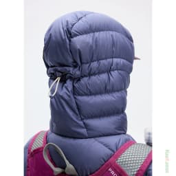 Unisex Camping Hooded 90% White Duck Down Jacket with 3M Fluorine-Free Water-Repellent, Lightweight for Outdoor & Casual Wear