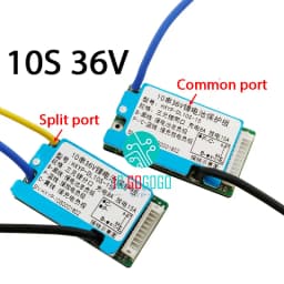 10S 36V 13S 48V 15A 20A Li-ion Lithium Ion Battery Protection Board Common Split Port BMS Temperature Sensor Heat Sink Separated