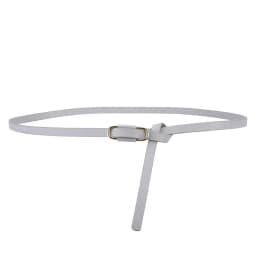 Simple Thin Belts for Women Summer Dress Belt Lightweight 110cm Long Solid Color PU Band Belts