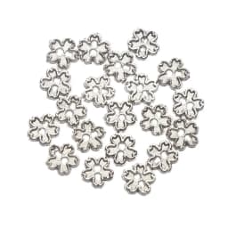 20Pcs 4mm Mini Buttons Flower Shape Metal Buckle Doll Clothes Buckles DIY Sewing Material Dolls Clothing Accessorie