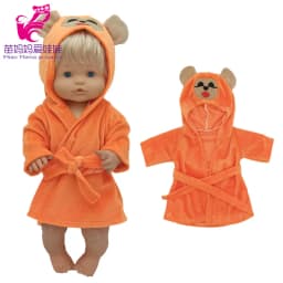 For Nenuco Doll Bathrobe Ropa Y Su Hermanita 40 Cm Baby Doll Clothes Sleep Wear Birthday Gifts
