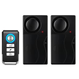 New 110dB Door And Window Vibration Alarm Wireless Anti-Theft Alarm With Remote Control Home Bicycle Security Burglar Alarm