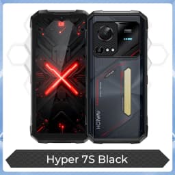 HOTWAV Hyper 7S Rugged Phone 5G Octa-core Android 15 Smartphone 6.6'' HD+ 120Hz 10800mAh 20W Mobile Phone 4GB 256GB Cellphone