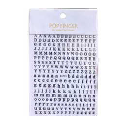 1PCS New English Alphabet Nail Art Stickers Multi-Color Reflective Letters Numbers Filling Epoxy Resin Mold Decorative Stickers