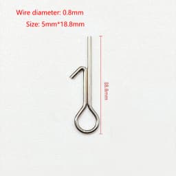 10/30/50Pcs Fishing Bait Stinger Spike Hook Soft Lure Bait Fixed Connecting Pins Needle Swivel Carp Fishing Tackle Accessories