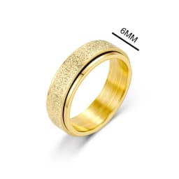 Anxiety Ring Figet Spinner Rings For Women & Men Stainless Steel Rotate Freely Spinning Anti Stress Accessories Jewelry Gifts