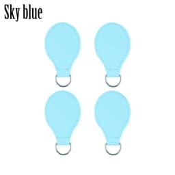 TANQU New 2 Pair 4 Pc Shiny Drop End for Obag Handle PU Drop Attachment for O Bag Obasket DIY Women Bag