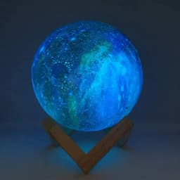ZK20 3D Printing Moon Lamp Galaxy Moon Light Kids Night Light 16 Color Change Touch Remote Control Galaxy Light Dropshipping