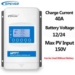 EPEVER XTRA4215NG3BLE XTRA4210G3 Without BLE 40A MPPT Solar Charge Controller Battery 12V 24V Max PV Input 150V