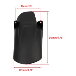 For Sur-Ron Light Bee S X Motocross Mudguards Rear Fender Carbon Fiber Color Accessories Rear Fender Refit For Surron Parts