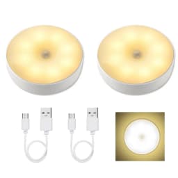 Motion Sensor LED Night Light USB Rechargeable Night Lamp For Kitchen Cabinet Wardrobe Lamp Staircase Wireless Closet Light