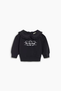 New Trend 26Aw TNS Style Pure Cotton Sweatshirt Top for Boys and Girls Pretty Girls