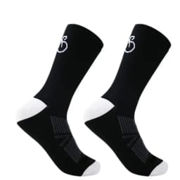 3 Pairs Cycling Socks Men Breathable Mesh Road MTB Bike Socks Bicycle Pattern Mid Tube Outdoor Sport Racing Socks Running Stripe