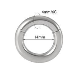 1PC Surgical Steel Nose Rings Septum Clicker Segment Hinged Ring Nose Ear Cartilage Tragus Helix Ear Lobe Body Piercing Jewelry