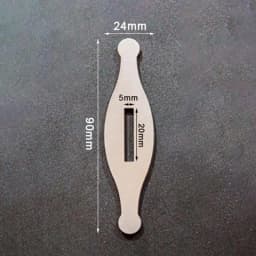 1Pc Knife Finger Guard Bolster Pommel Brass Stainless Steel DIY Knife Handle Hand Guard Blanks Fixed Blade Knife Making Parts