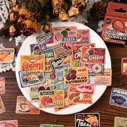 45pcs/box Japanese View Label Stickers Set Decorative Stationery Stickers Scrapbooking Diy Diary Album Stick Label