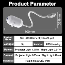 3-in-1 USB Starry Sky Projector Lamp With Clear Image Adjustable Brightness Touch Control Night Light And Star Projector 2026