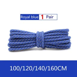 1Pair Reflective Shoelace Fluorescent Shoelaces for Sneaker Round Rope Shoe Laces Yezzy 350 Unisex 100/120/140/160cm Shoetrings