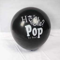 36-inch Black Gender Reveals Balloon Boy or Girl Boys and Girls Set Up Large Balloons