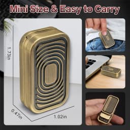 Magnetic Fidget Slider Three Layer EDC Poker Push Card Sensory Haptic Clicker Cool Gadgets Adults Relieve Stress ADHD Anxiety