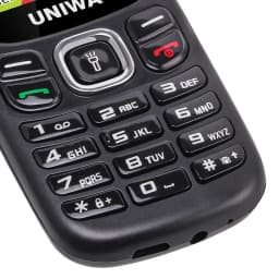 UNIWA E1803 2G Low Price Slim GSM Mini Mobile Phone Dual SIM T9 Keypad 800mAh Battery Wireless Radio Flashlight Phone For Elder