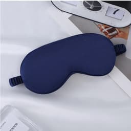Soft Satin Sleep Mask Zero Eye Pressure Blindfold Adjustable Strap Light Blocking Eye Cover For Travel Night Sleep Home Office