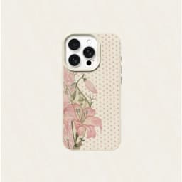 Cute Polka Dot Lily Floral Pattern Phone Case For iPhone 18 17 Pro Max Cases iPhone 16 15 Plus 14 13 12 11 XS X XR Air 17E Cover